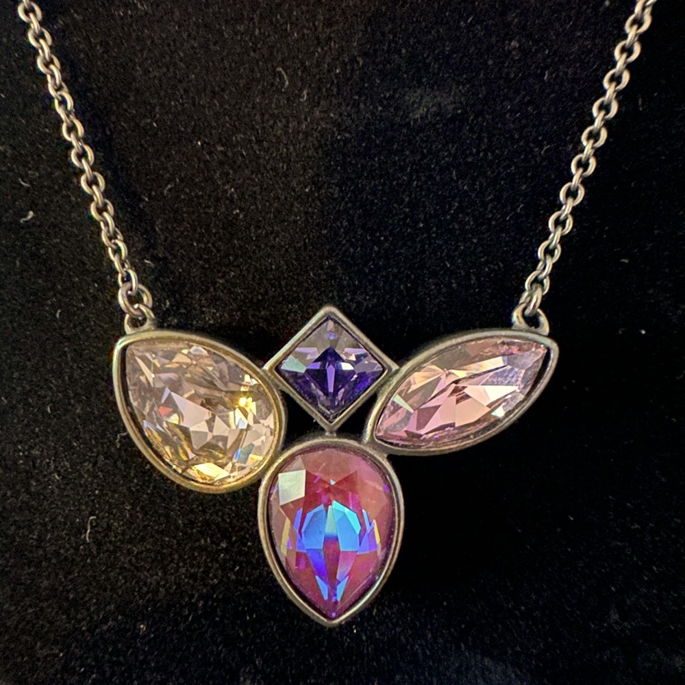 Touchstone Crystal Multicolored Crystal Necklace. - image 2